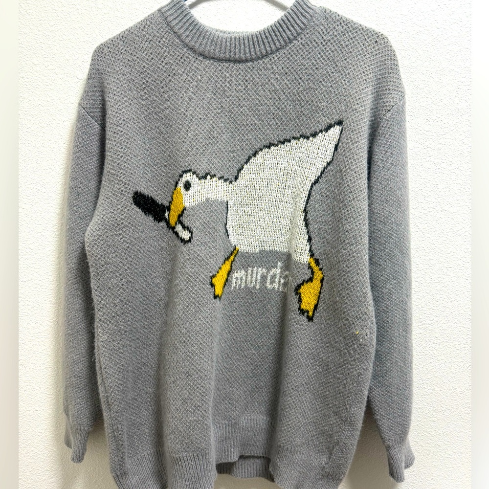 “Murder Duck” sweater